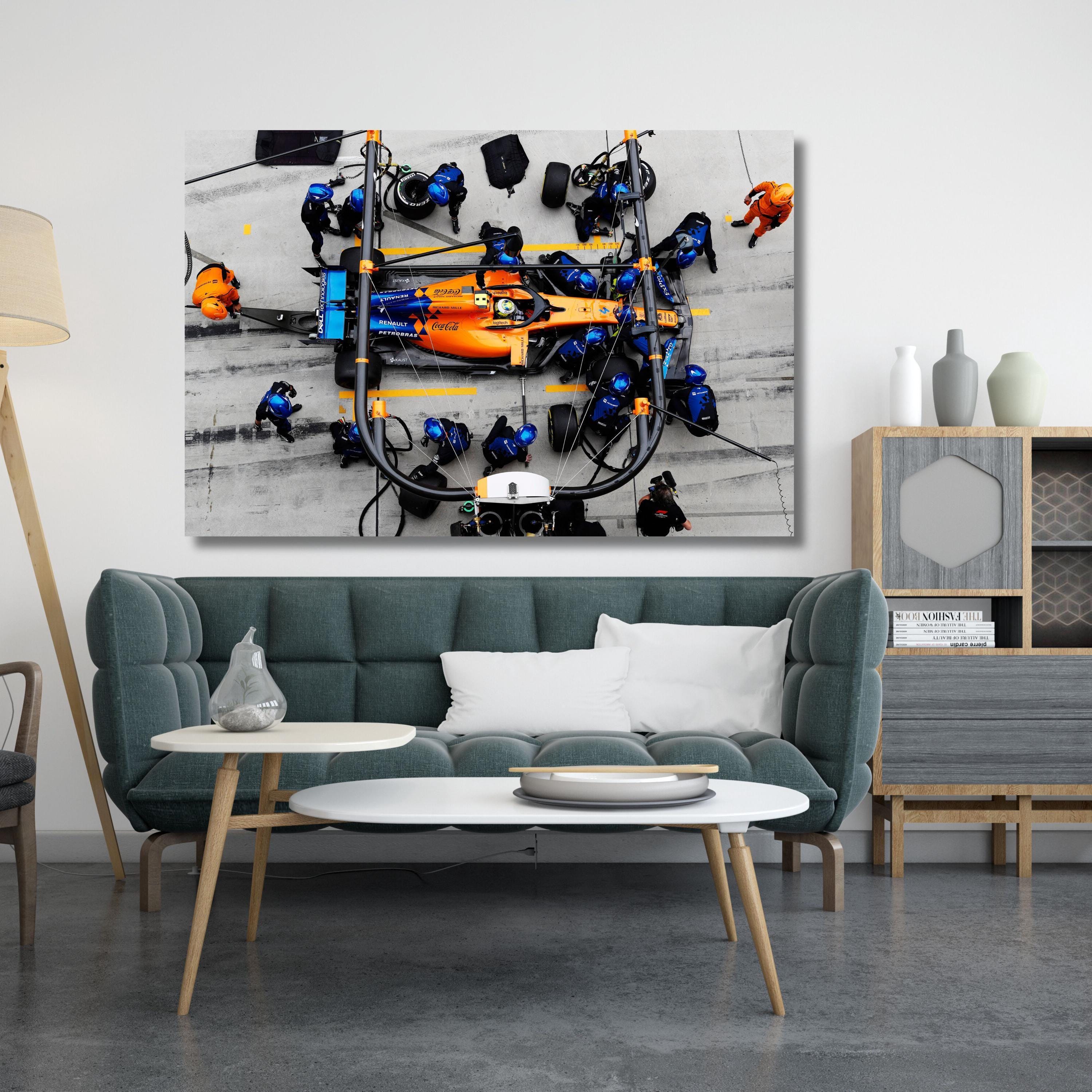 Lando Norris Art,norris Mclaren F1 Art,formula 1 Poster,car Wall