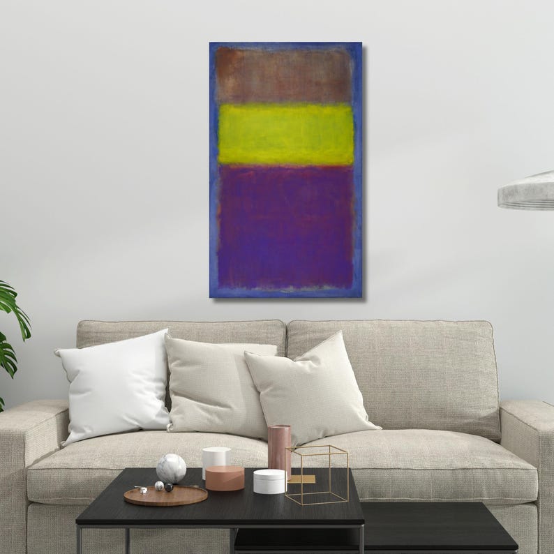 Mark Rothko Canvas,mark Rothko Wall Art,rothko Abstract,rothko Poster ...