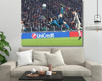 Cristiano Ronaldo Canvas Wall Art,Cristiano Ronaldo Prints,Cristiano Ronaldo Poster,Canvas Football,Gift For Men,CR7,decor,sport decor 14A