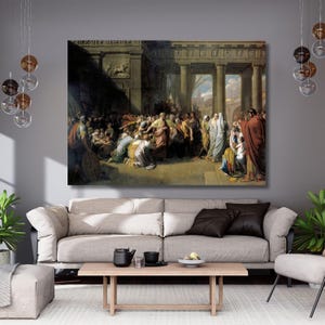 Benjamin West The Departure of Regulus (1769) Canvas,print poster,reproduction Canvas,Modern Art paint,home decor,classic art,vintage art 1A