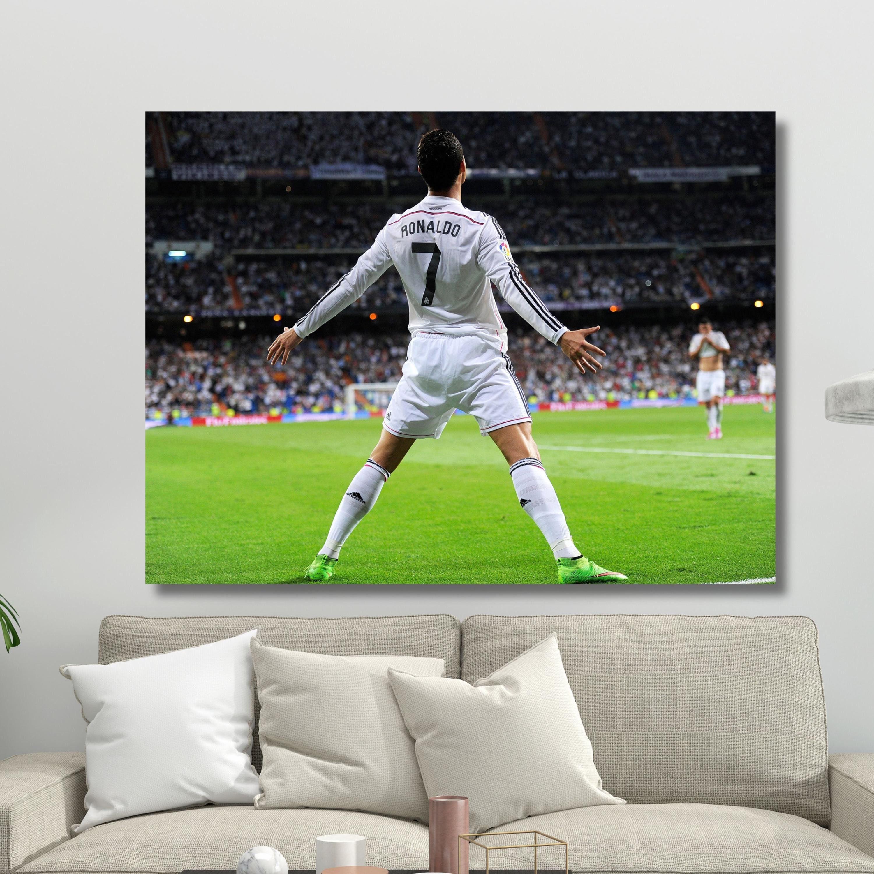 Cristiano Ronaldo Canvas Wall Art,cristiano Ronaldo Print Poster