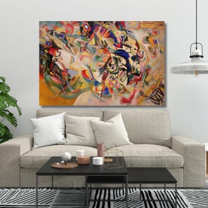 Wassily Kandinsky Composition VII canvas,art reproduction,abstract wall art print poster, modern art,home decor,ready to hang,gift home 4A