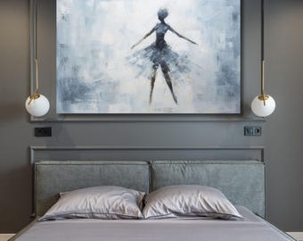 Ballerina Canvas Print Art,Dancer Wall Art,Ballerina Painting on Canvas,Modern Printing Art,Gift For Her,Dancer Wall Decor,dance poster 217A