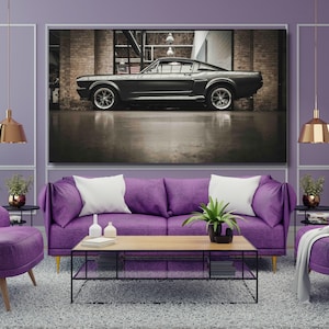 Ford mustang Druck,Ford mustang druck,Retro Auto,Muscle Car Wandbild,Oldtimer Wandbild,Ford mustang druck,Geburtsgeschenk 443