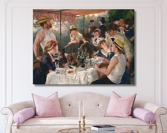Pierre Auguste Renoir Luncheon of the Boating Party Print Canvas