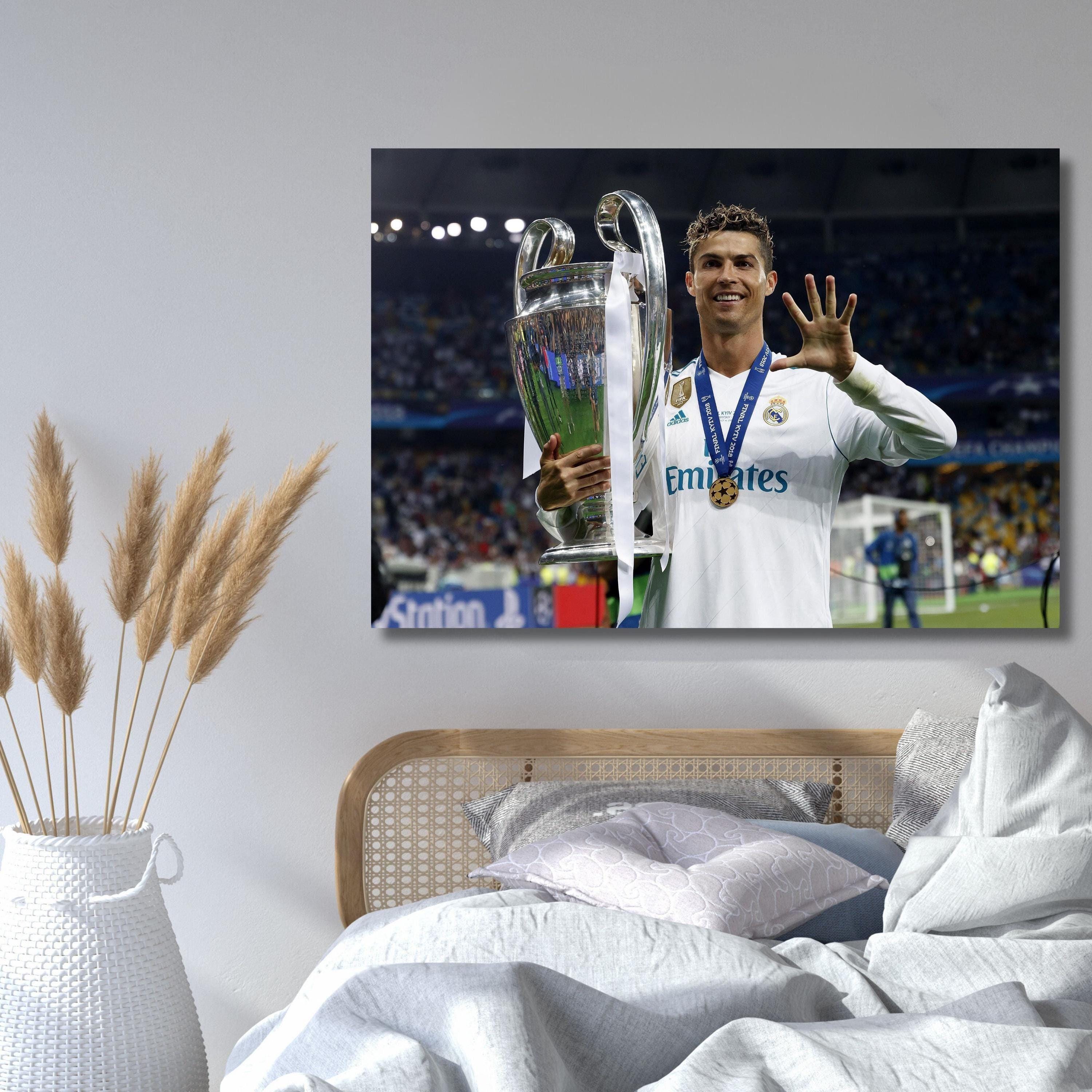 Cristiano Ronaldo Wall Art,ronaldo Poster,ronaldo Champion Cup