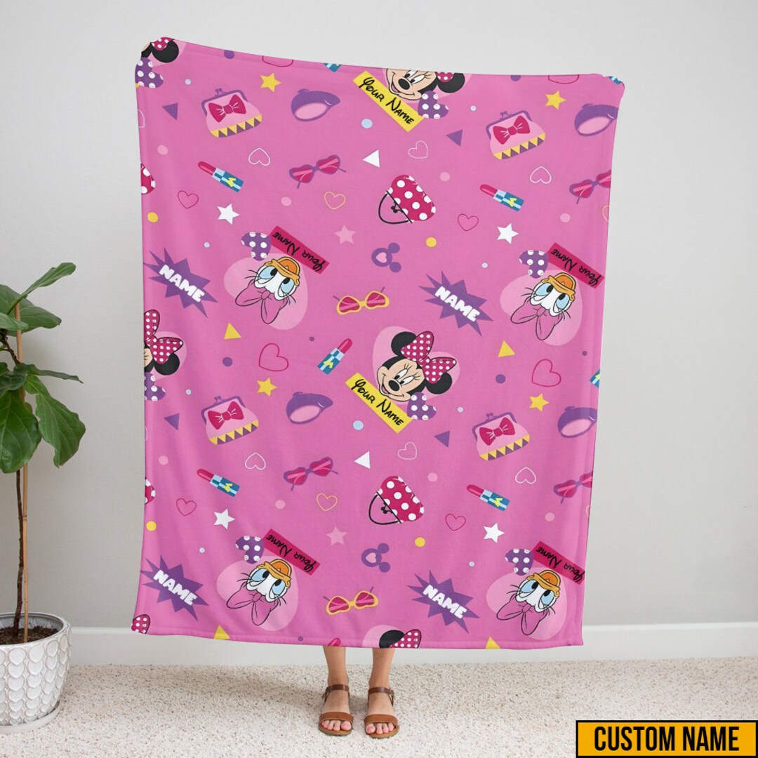 Mickey Mouse and Friends Blanket Disneyland Blanket Disney Etsy