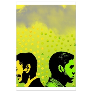 Gemini Fine Art Poster - Twin Zodiac Sign - Vibrant Giclée Print for Art Lovers