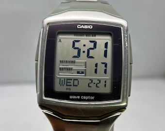 カシオ AL-190W ソーラーパワー / 3274モジュール) LCDデジタル腕時計