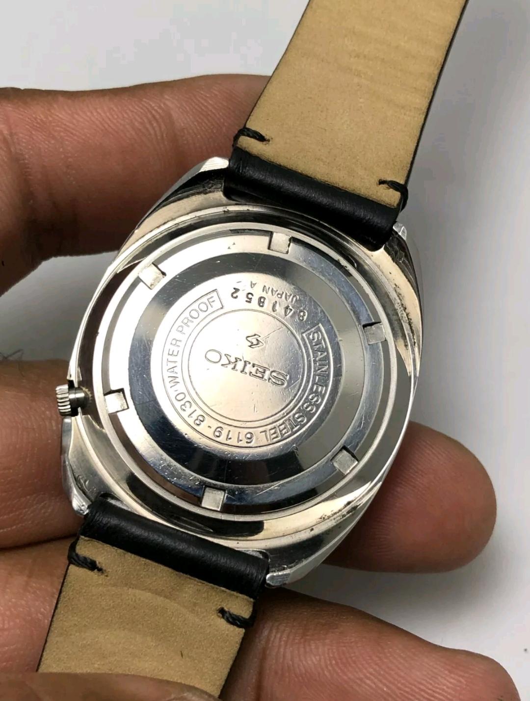 ヴィンテージ セイコー5 スポーツ 6119-8130 自動巻き 21石 グレー文字