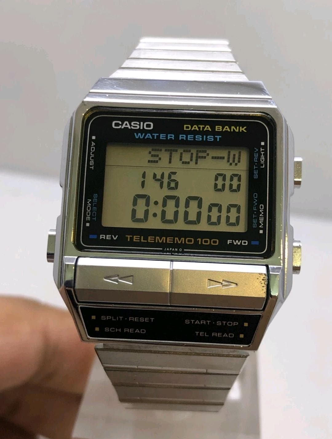 Vintage Casio Data Bank 696 DBX-110 World Time Telememo 100