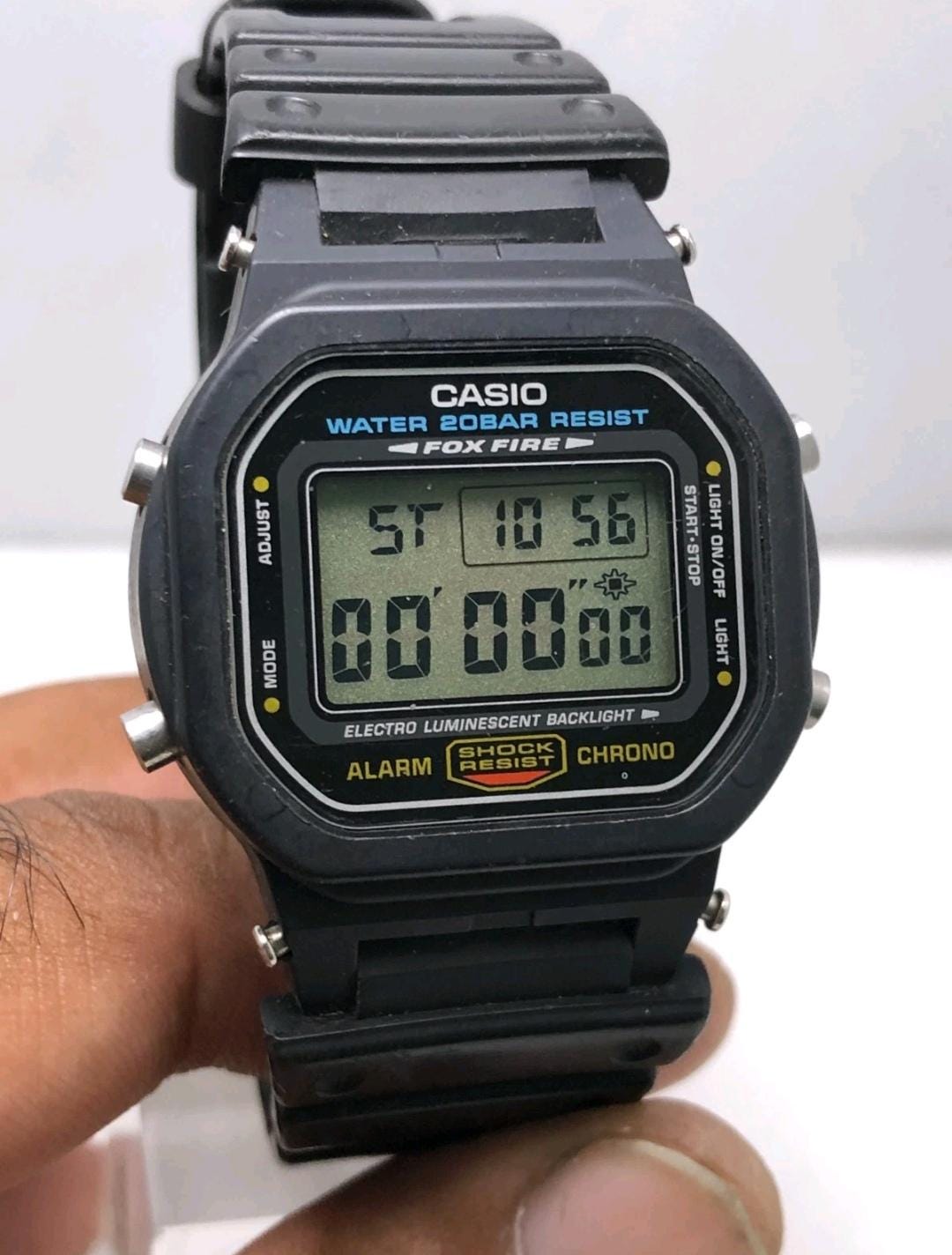 Vintage Casio 1545 DW-5600E Alarm Chronograph Digital Quartz Men's