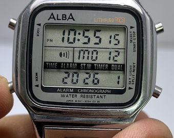 Vintage Casio 152 A150 Alarm Chronograph Digital Quartz Japan