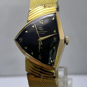 Vintage Orient Star Dynamic T10006 Manual Winding Black Dial Japan