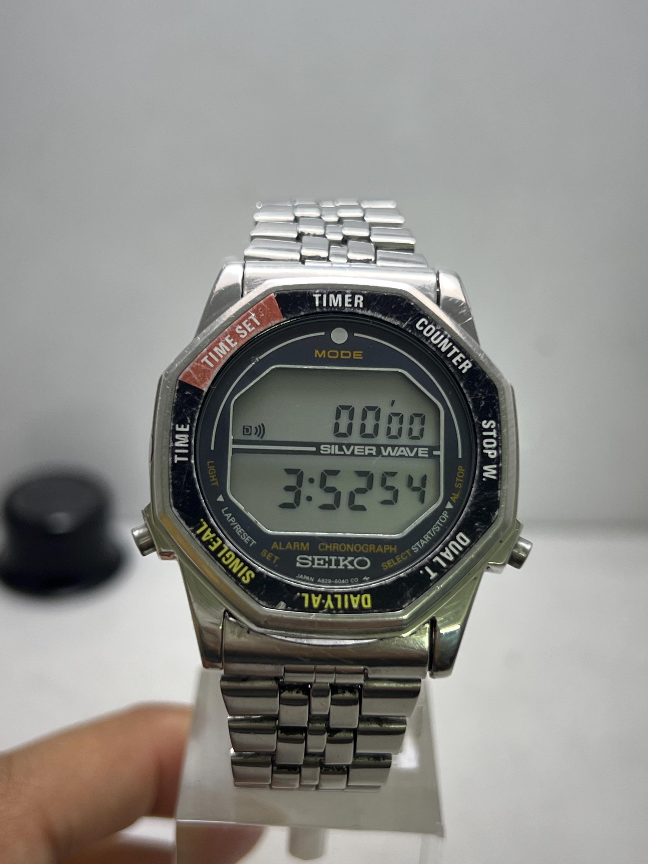 Vintage Seiko Silverwave A829-6040 'rotocall Astronaut' NASA