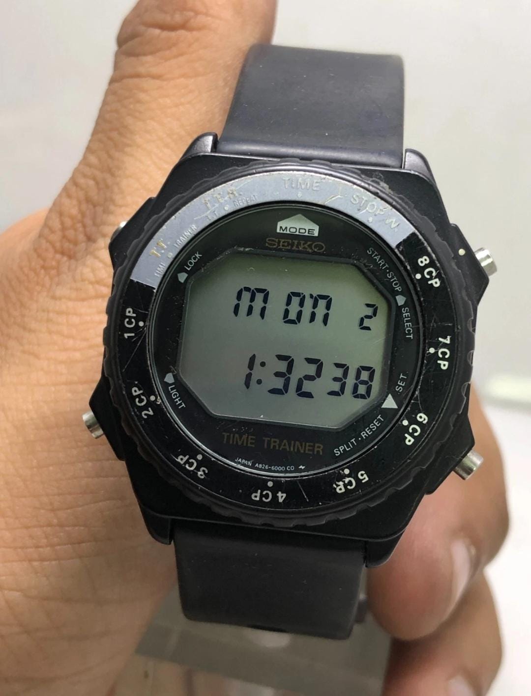 ヴィンテージ セイコー タイムトレーナー A826-6000 デジタル クォーツ 