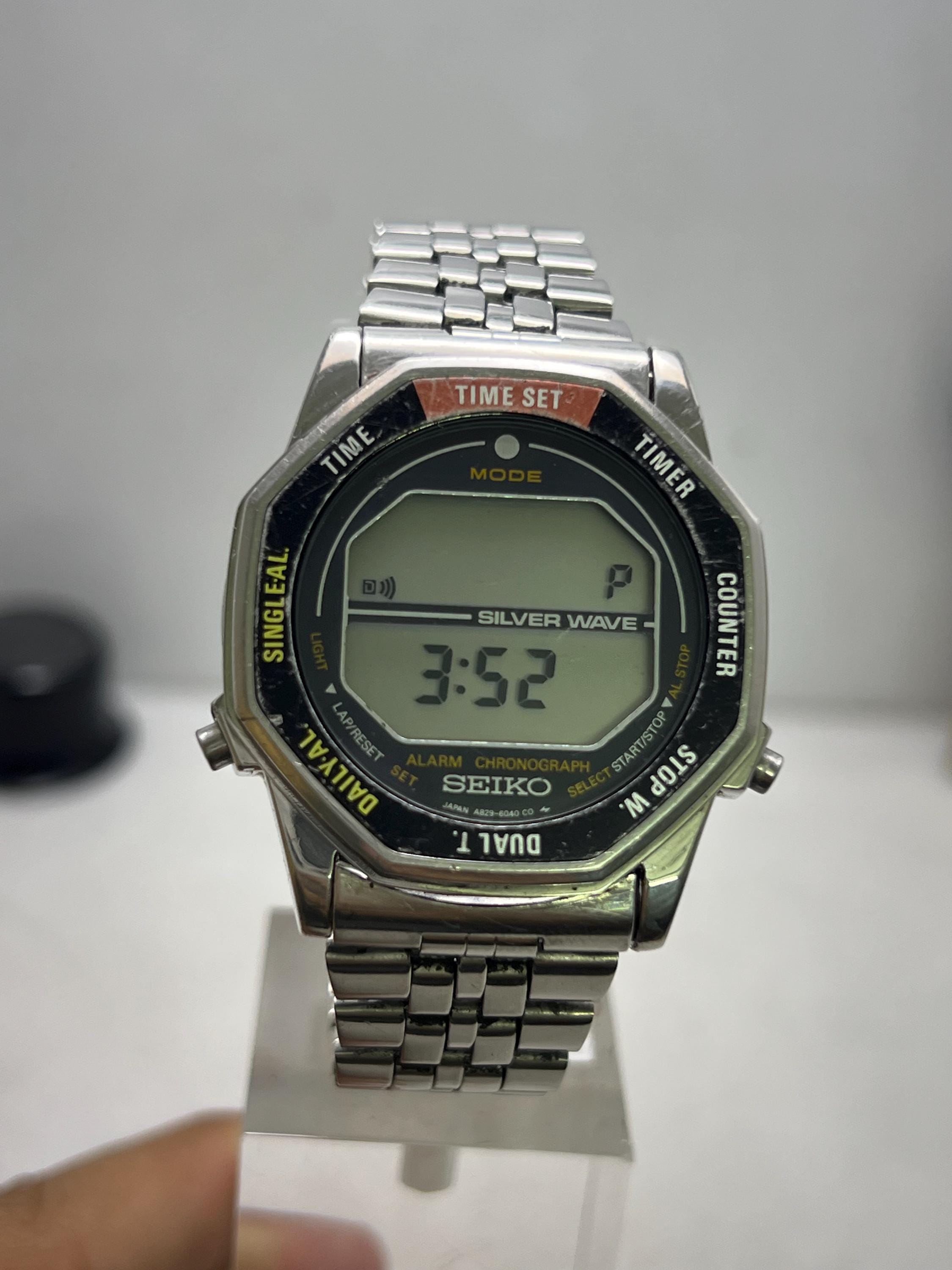 Vintage Seiko Silverwave A829-6040 'rotocall Astronaut' NASA