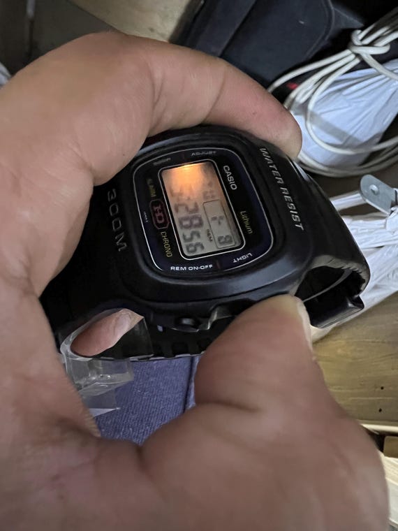 Vintage Casio 690 DW-310 Alarm Chrono 300m Digital Quartz Japan