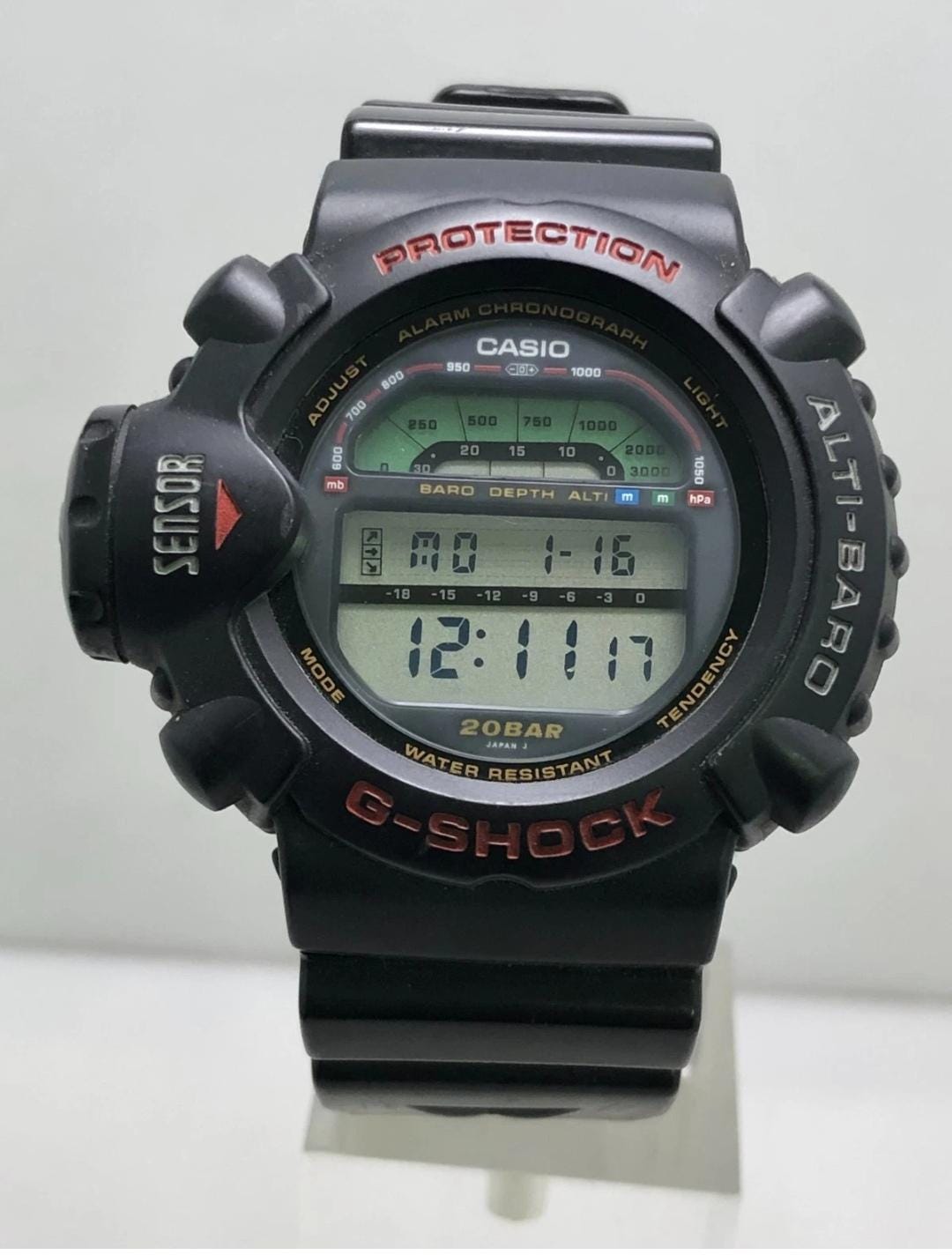 Vintage Casio G-shock 1161 DW-6500 Alti-baro Alarm Chrono Digital