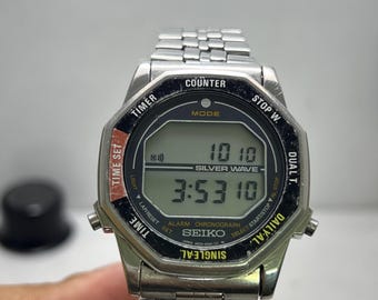 Vintage Seiko Silverwave A829-6040 'rotocall Astronaut' NASA