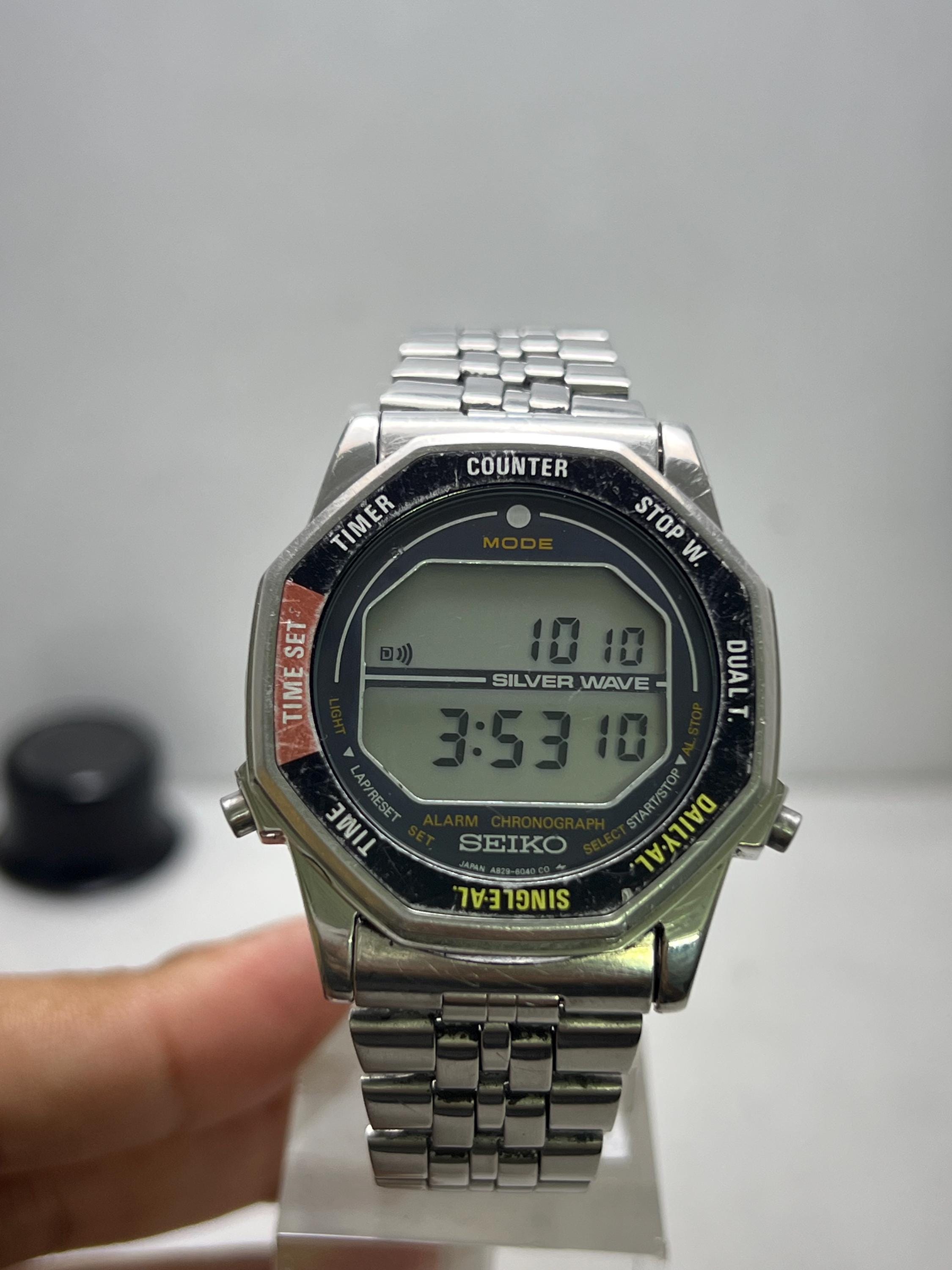 Vintage Seiko Silverwave A829-6040 'rotocall Astronaut' NASA