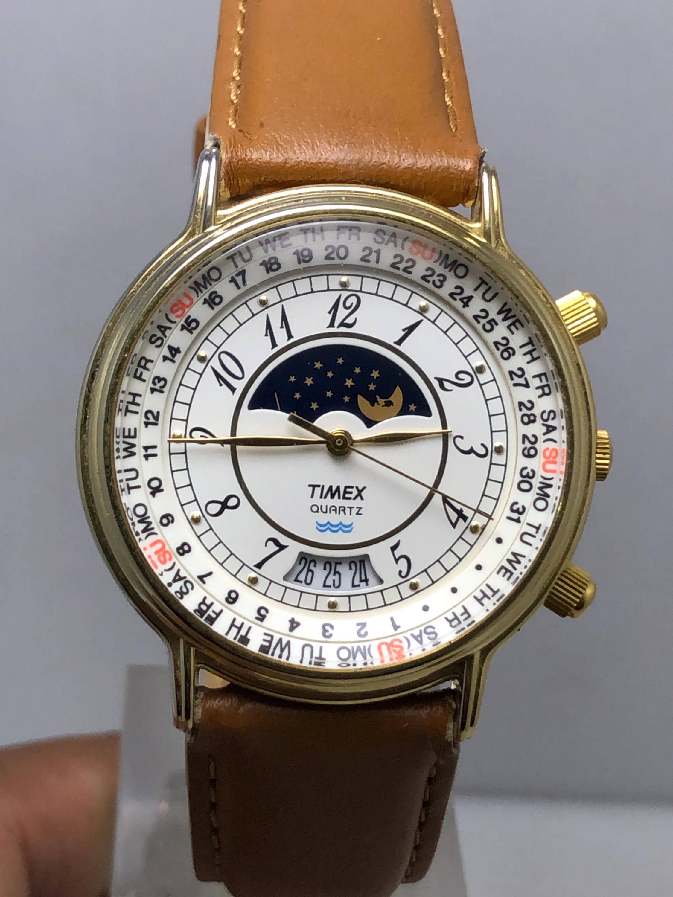 Timex sun moon watch - Etsy 日本