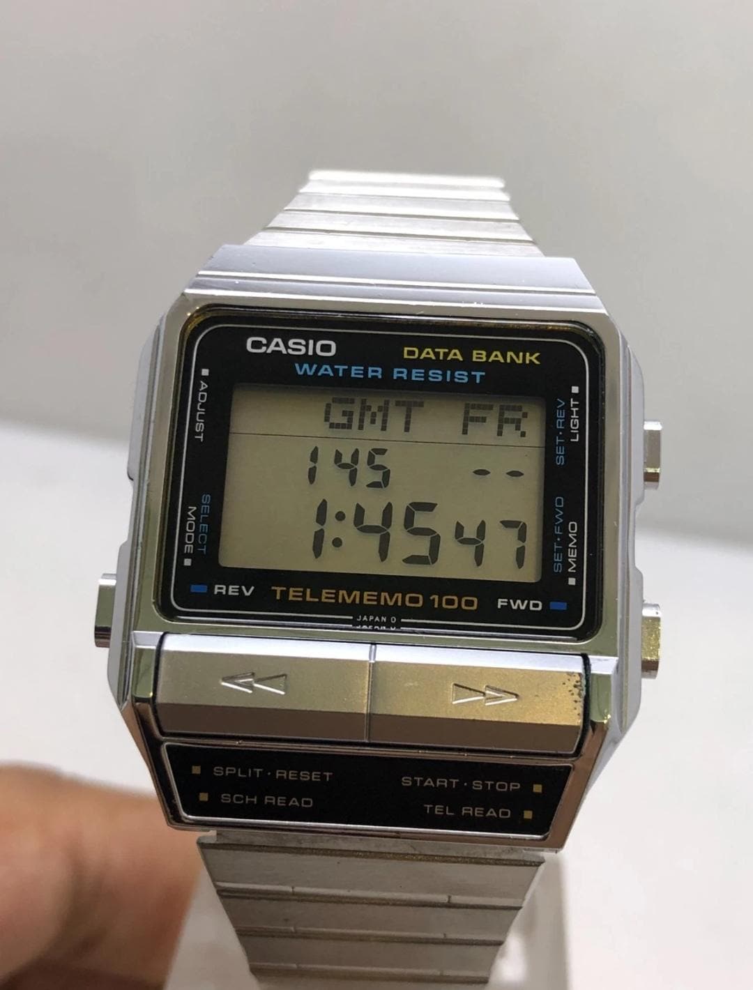 Vintage Casio Data Bank 696 DBX-110 World Time Telememo 100
