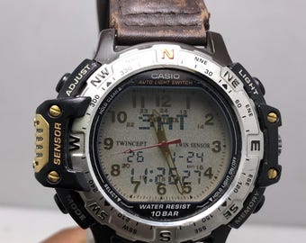 Casio PRT-50 Protrek Twincept Vintage Made in JAPAN - Etsy