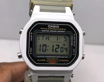Casio G-shock DW-5600E Fox Fire 1545 Quartz Vintage Watch - Etsy