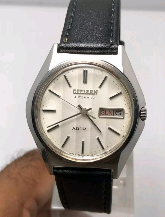 Vintage Citizen Adorex 4-380231Y Automatic White Dial Japan Men's