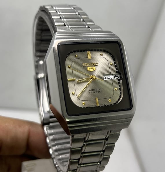 Vintage Seiko 6349-5000 Automatic 23 Jewels Men's Watch – Original