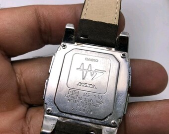 Vintage Casio Meta 1828 ME-110 World Time Data Memory 30 Digital 
