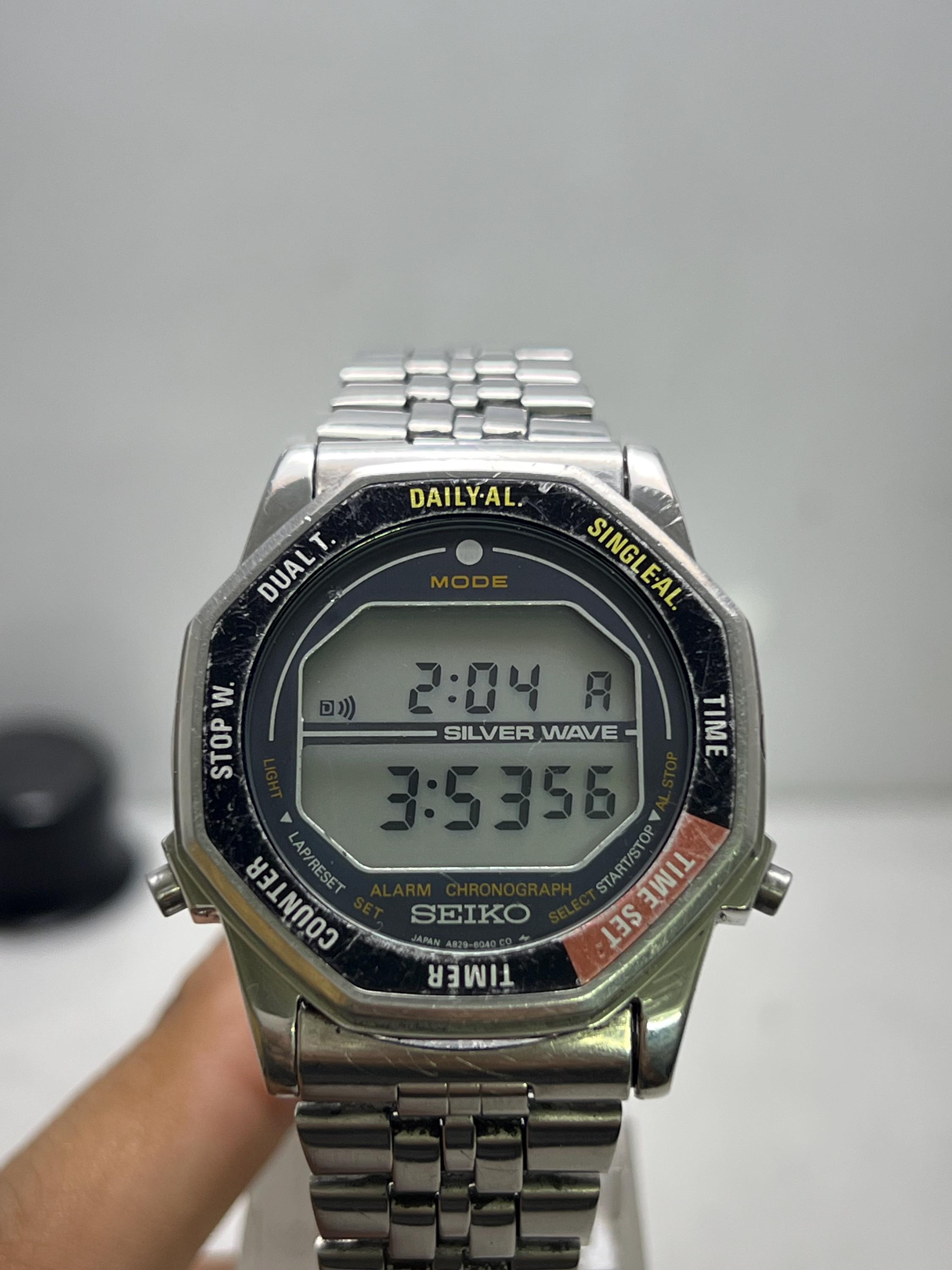 Vintage Seiko Silverwave A829-6040 'rotocall Astronaut' NASA