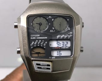 Vintage Casio Marlin 152 W-30 Alarm Chronograph Digital Quartz