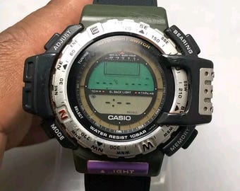 Vintage Casio Protrek 1471 PRT-40 Triple Sensor Digital Quartz