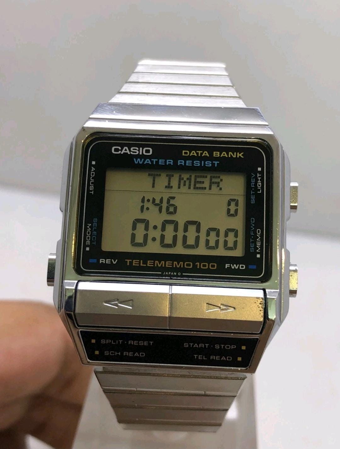 Vintage Casio Data Bank 696 DBX-110 World Time Telememo 100