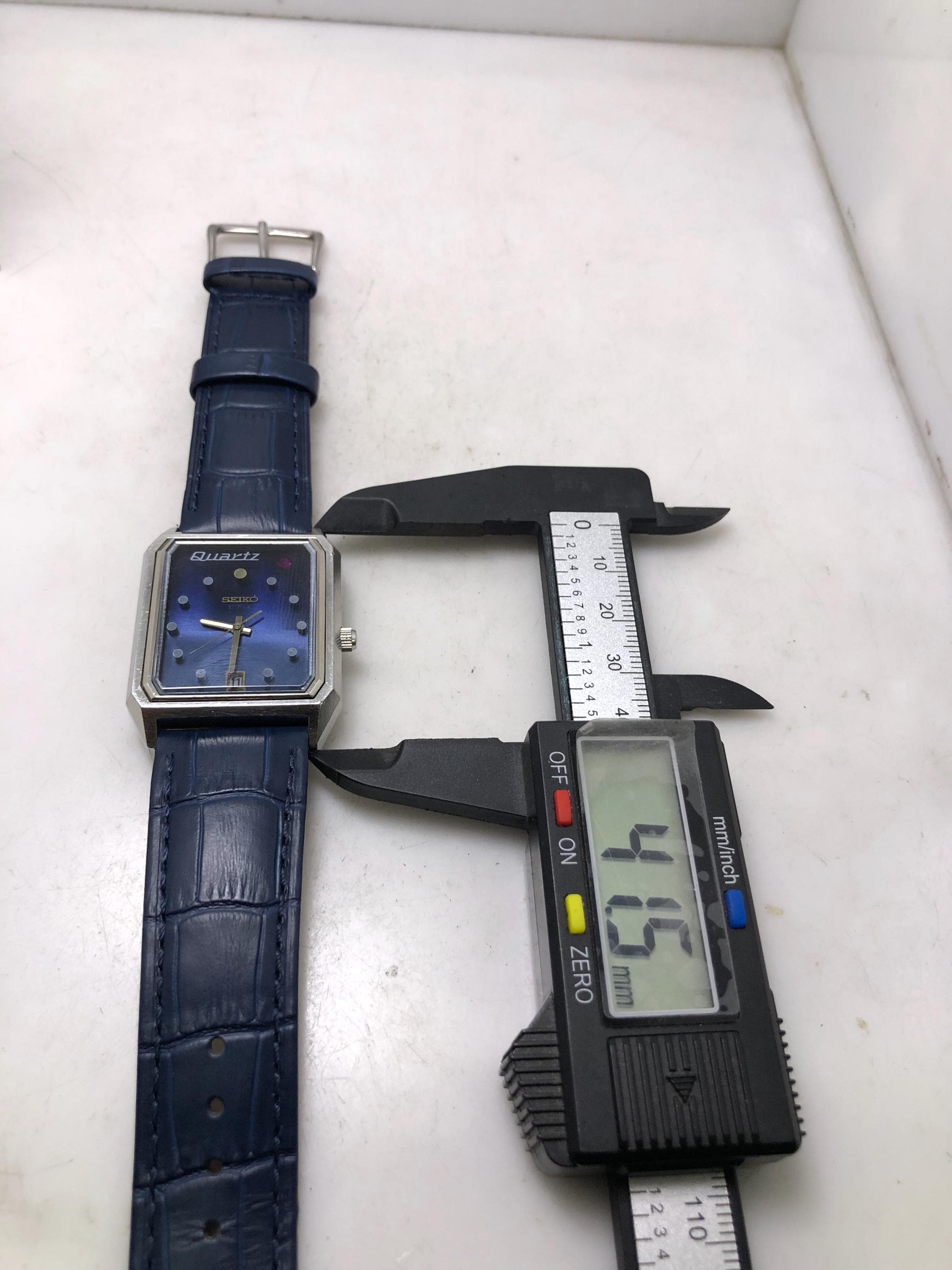 Vintage Seiko VFA 3922-504A Blue Dial Quartz Japan Men's Watch - Etsy