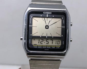 Vintage Casio 152 A150 Alarm Chronograph Digital Quartz Japan