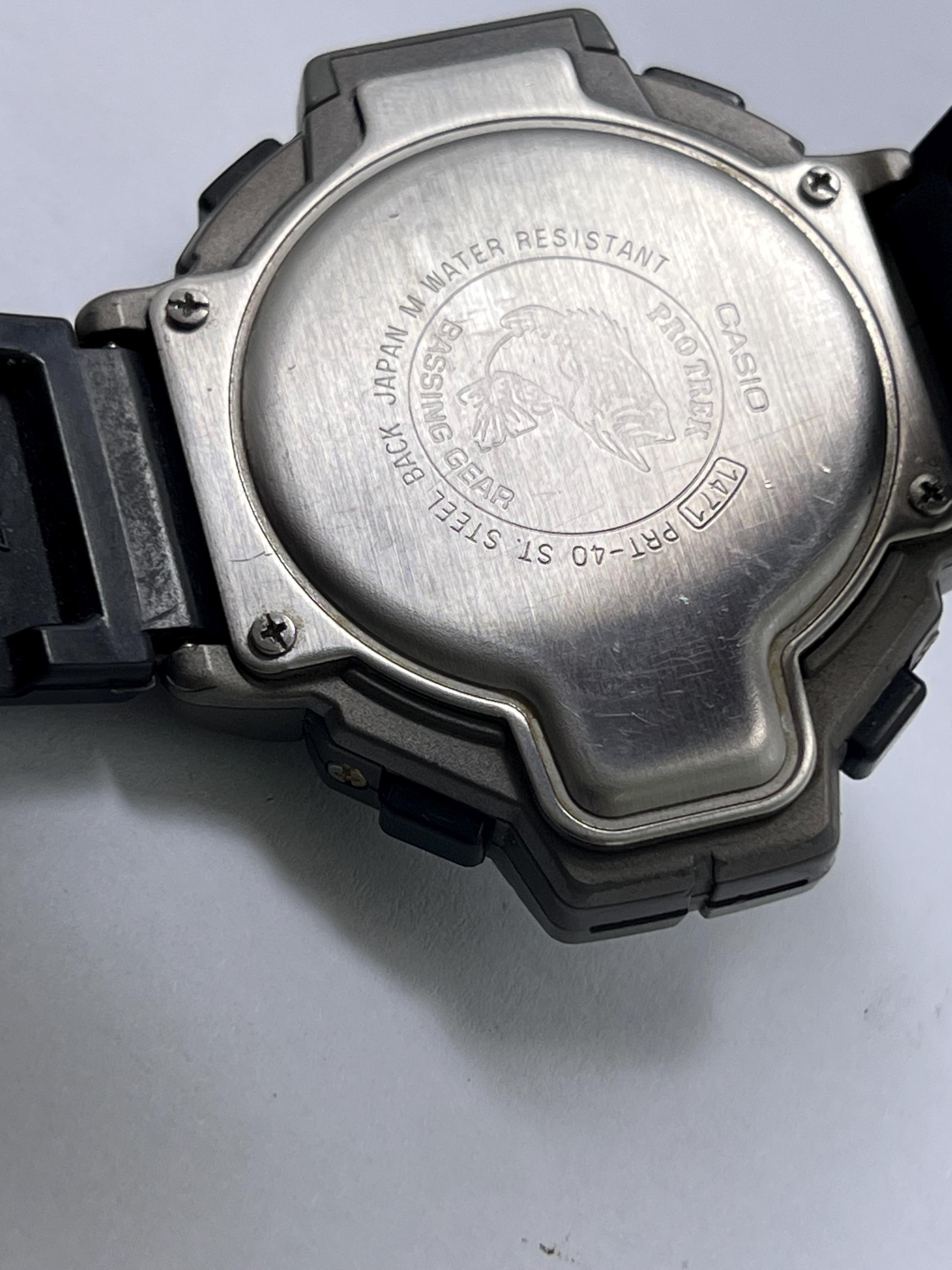 Vintage Casio Protrek 1471 PRT-40 Bassing Gear Triple Sensor 