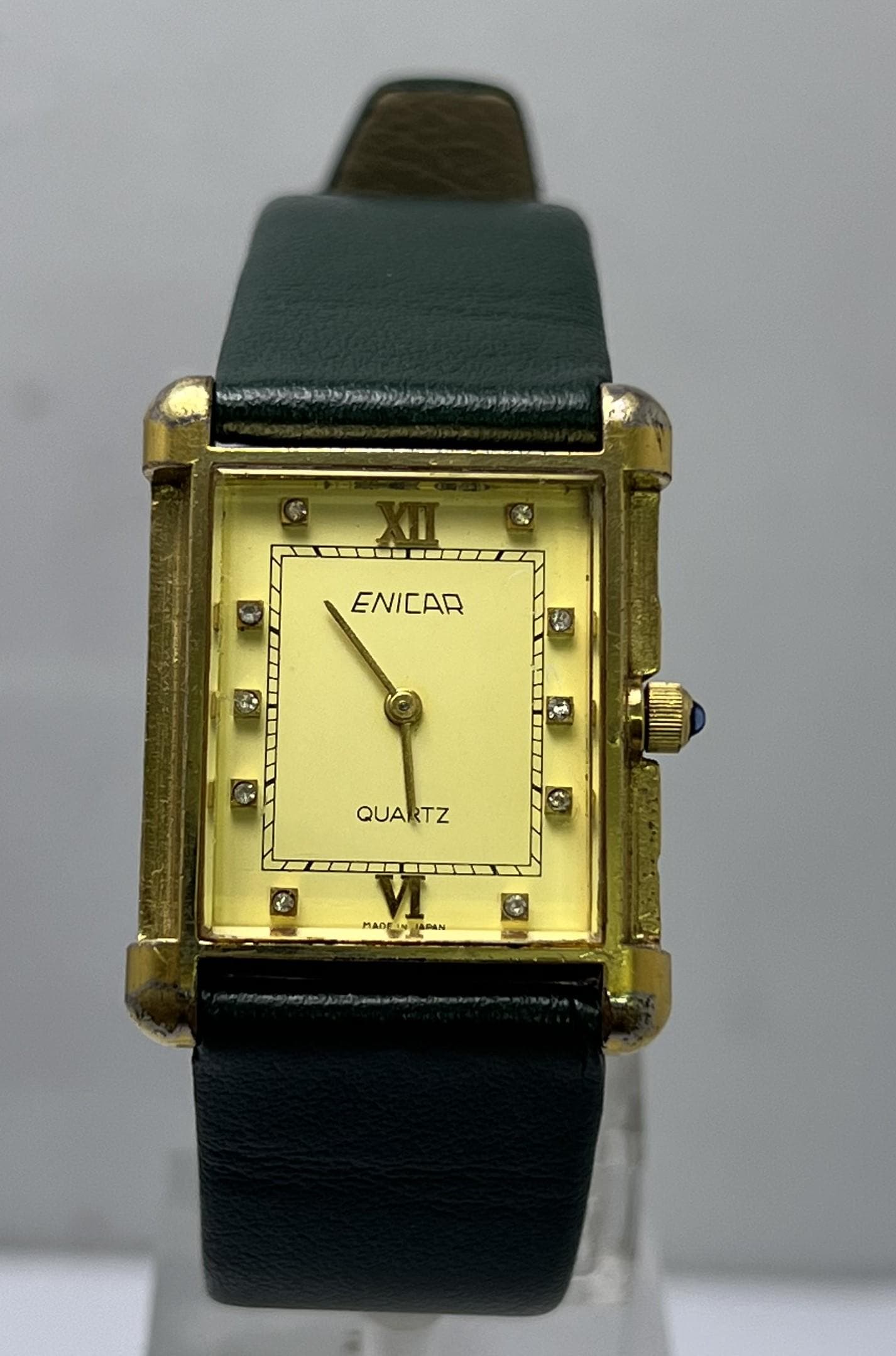 Vintage Enicar Elegant Dial Quartz Japan Unisex 25.2mm X 32.4mm