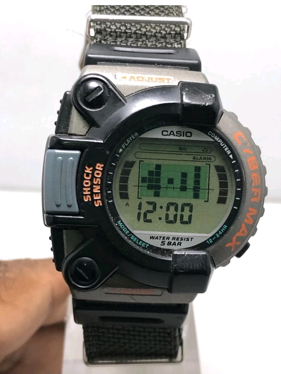 Vintage Casio G-shock 1456 JG-300 Cyber Max Sensors Digital Quartz