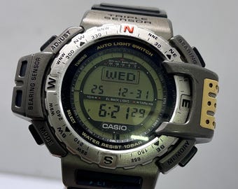 Vintage Casio Protrek 1471 PRT-40 Bassing Gear Triple Sensor