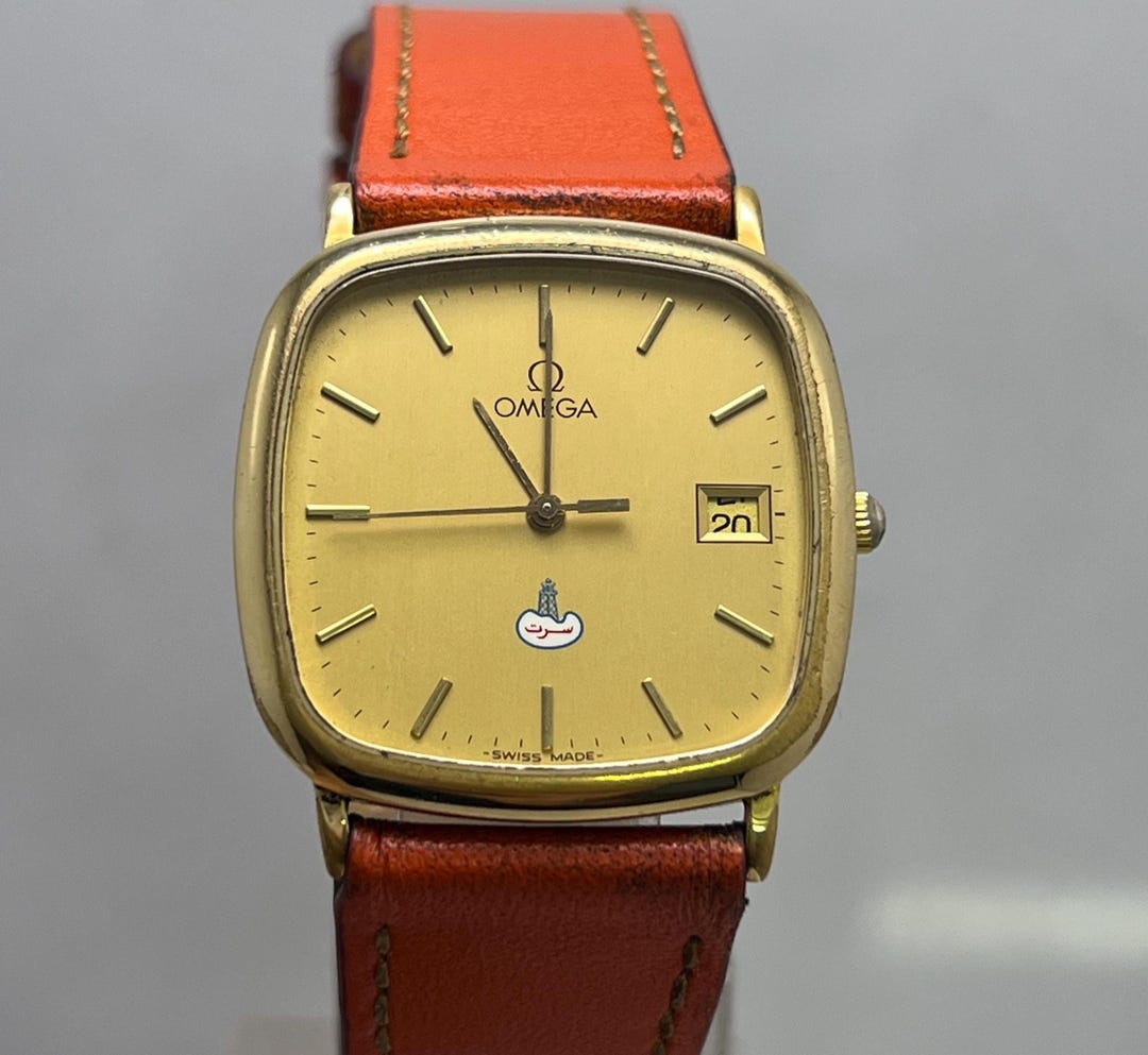 Vintage Omega De Ville 'arabian Gifted Sirte Oil' Cal.1430 Quartz