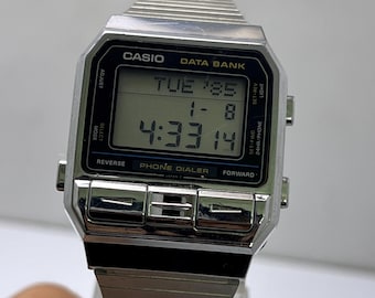 Vintage Casio Marlin 152 W-30 Alarm Chronograph Digital Quartz