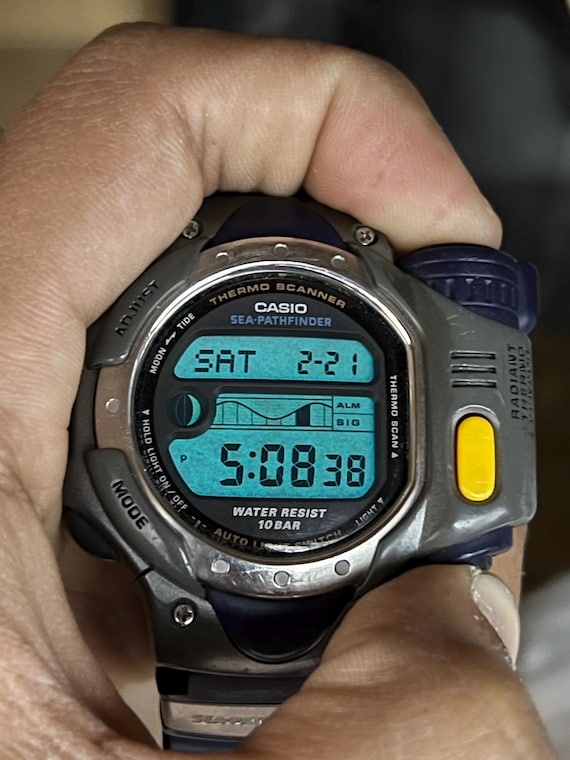 Vintage Casio 2031 SPF-10 Sea-pathfinder Thermo Scanner Radiant