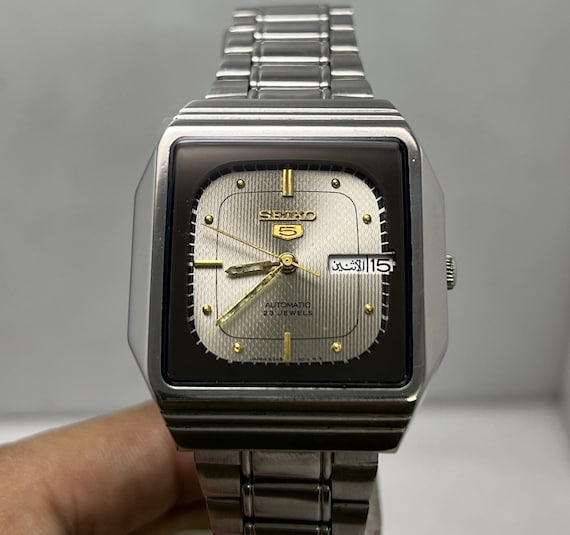 Vintage Seiko 6349-5000 Automatic 23 Jewels Men's Watch – Original