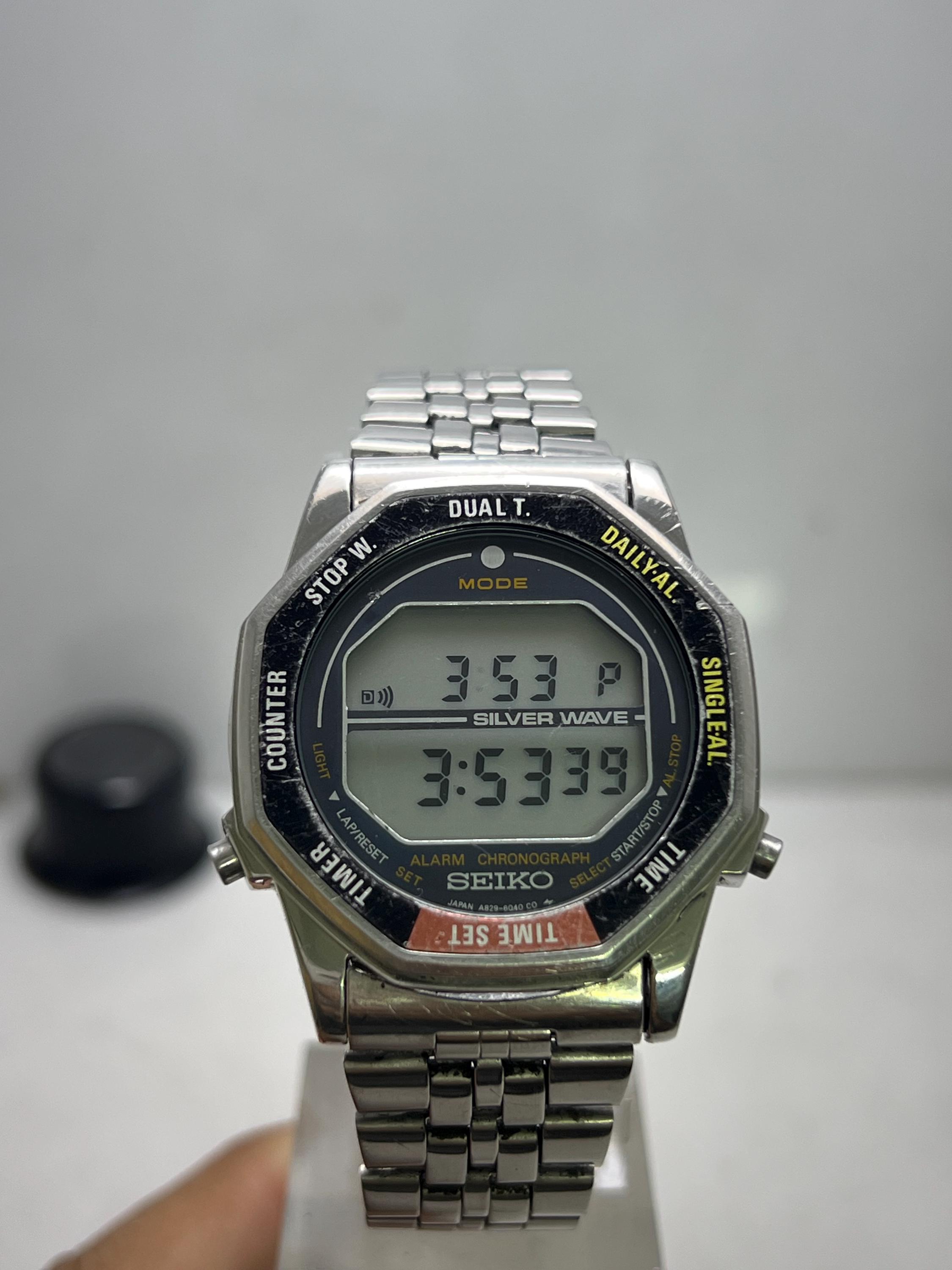 Vintage Seiko Silverwave A829-6040 'rotocall Astronaut' NASA
