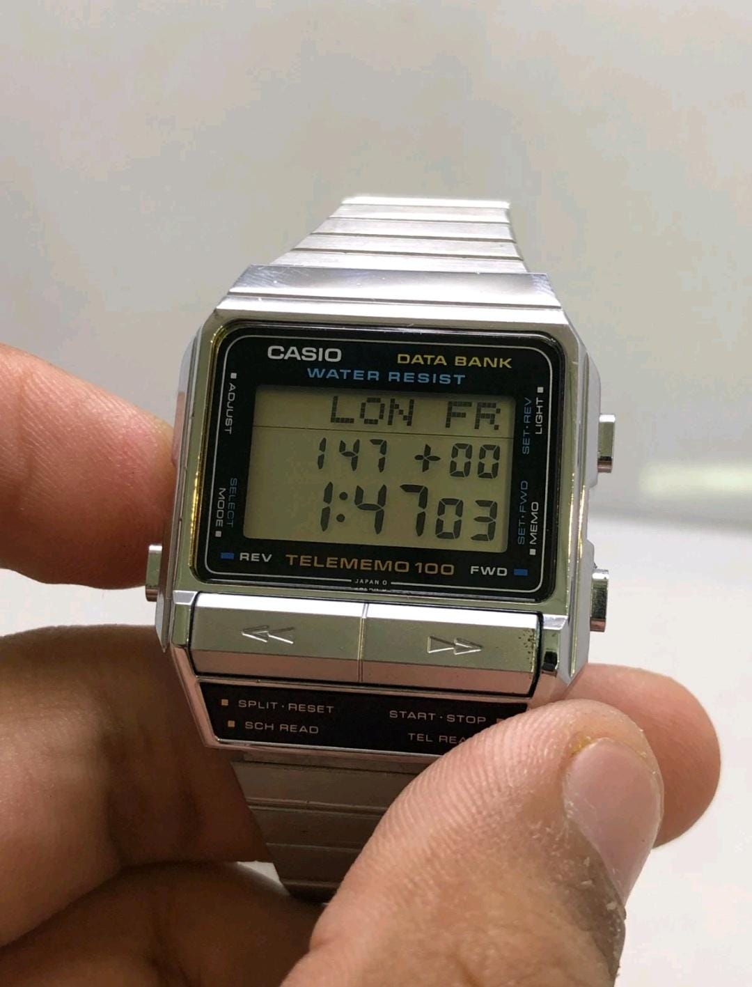 Vintage Casio Data Bank 696 DBX-110 World Time Telememo 100