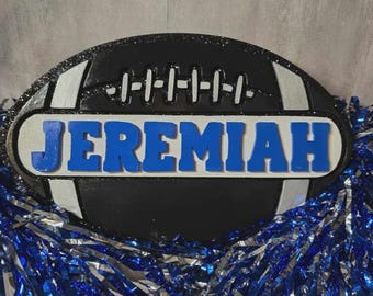 Custom Football Cheer Stick: Personalized Team Spirit with Pom-Poms
