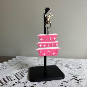 Pyrex Dish Keychain